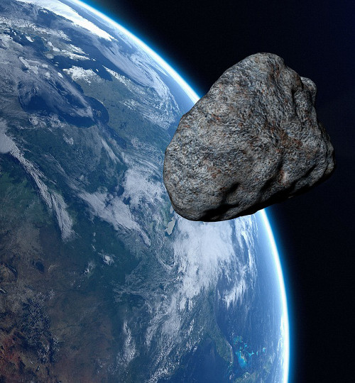 Meteorit nahe Erde, credit: Pixabay/urikyo33