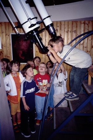 Besucher bei der Kinderführung